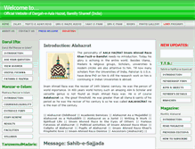 Tablet Screenshot of ala-hazrat.com